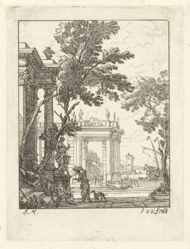 Classical palaces by a harbour