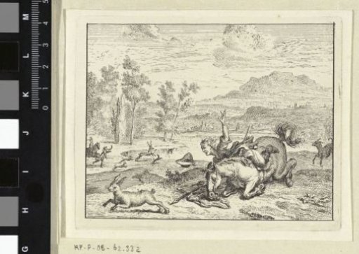 Hunter Falling from his Horse