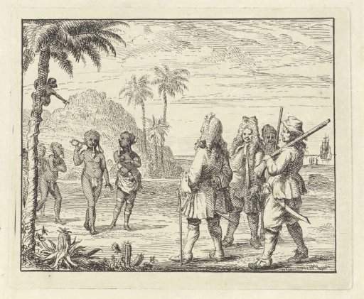 Meeting between Africans and Europeans