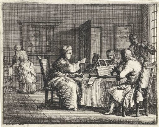 Music Teacher with Pupils