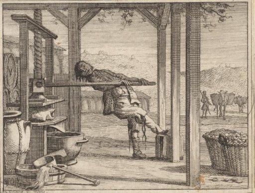 Man Trying to Squeeze a Stone