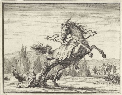 Man Falling from a Horse