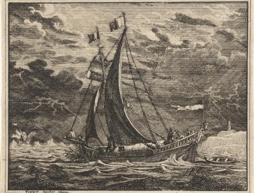 Ship in Ominous Weather