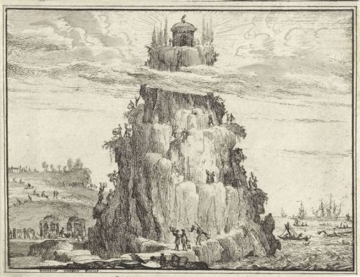 Temple of Wisdom on a Rock