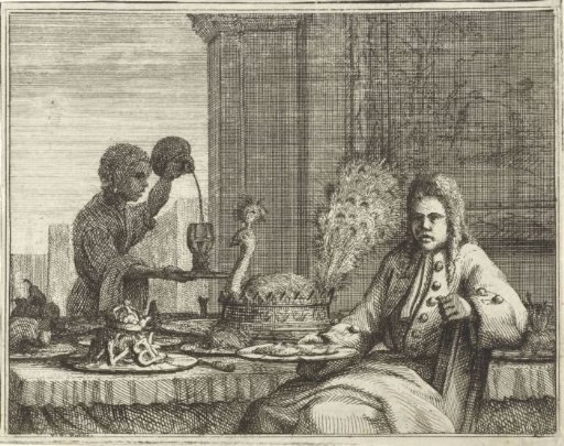 Man at a Set Table