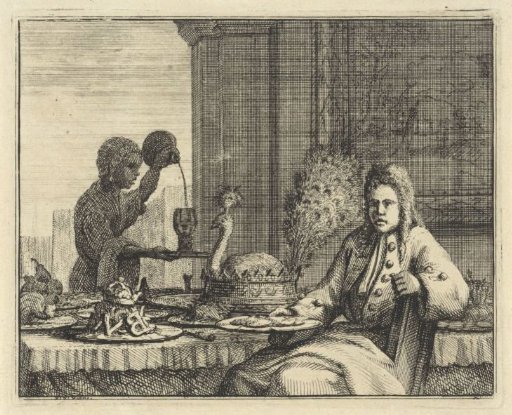Man at a Set Table