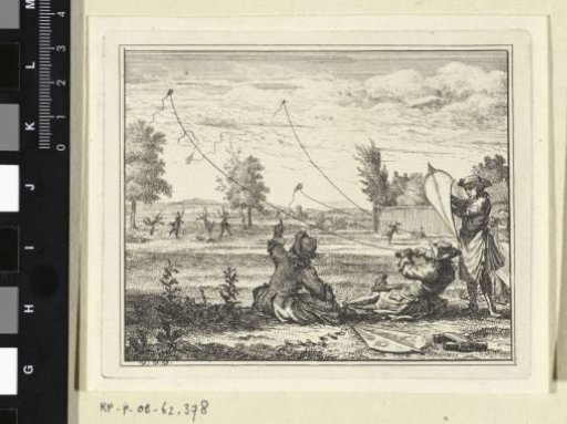 Kite-flyers in a Landscape