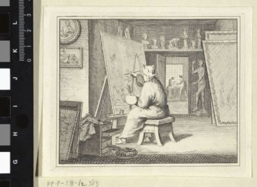 Painter in his Studio