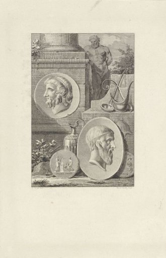 Medallions with Portraits of Lycurgus and Numa Pompilius