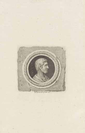 Medallion of the Roman consul Lucius Junius Brutus