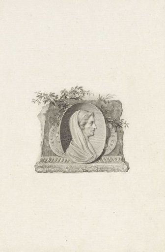 Medallion with the portrait of Cornelia, mother of the Gracchi