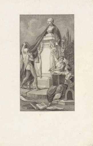 Allegorical representation on the tomb of William V, Prince of Orange-Nassau