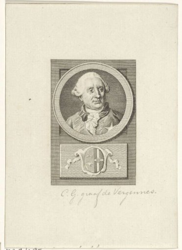 Portrait of Charles Gravier, Count of Vergennes