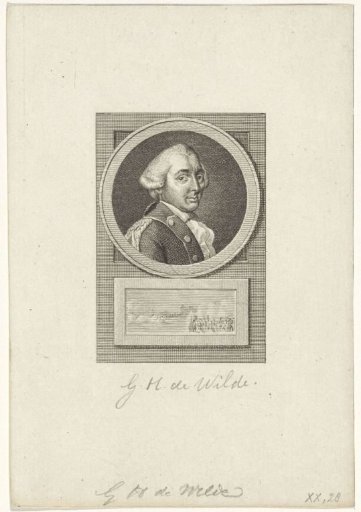 Portrait of George Hendrik de Wilde