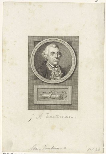 Portrait of Johan Arnold Zoutman
