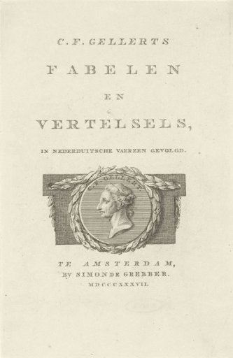 Portrait of Christian Furchtegott Gellert
