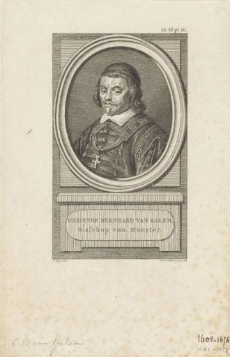 Christoph Bernhard von Galen, bishop of Münster