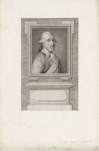 Portrait of Charles William Ferdinand, Duke of Brunswick-Wolfenbüttel