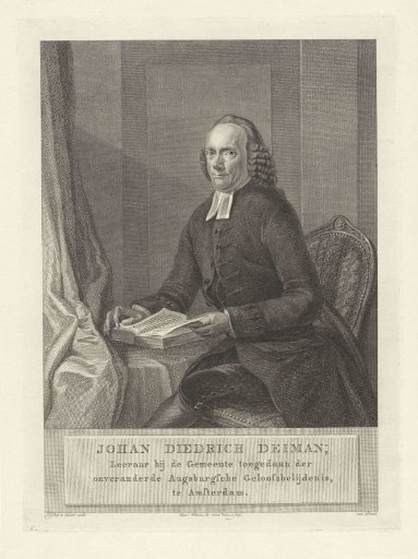 Portrait of Johan Diedrich Deiman