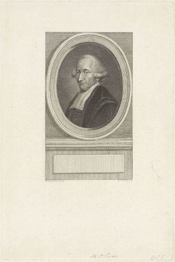 Portrait of the jurist Hendrik Constantijn Cras