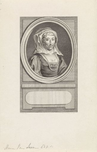 Portrait of Anna of Saxony