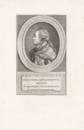 Portrait of the Russian Count Grigory Grigoryevich Orlov