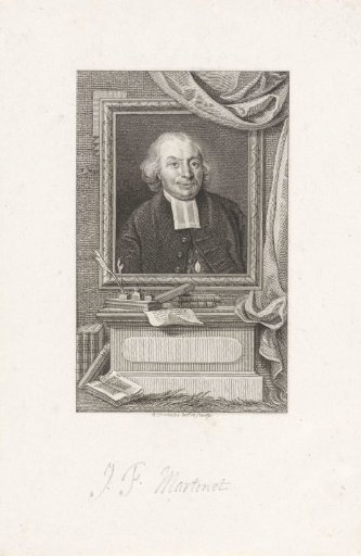 Portrait of the Preacher Joannes Florentius Martinet