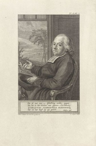 Portrait of Joannes Florentius Martinet
