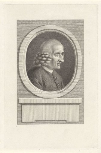 Portrait of the Dutch poet Jan de Kruyff
