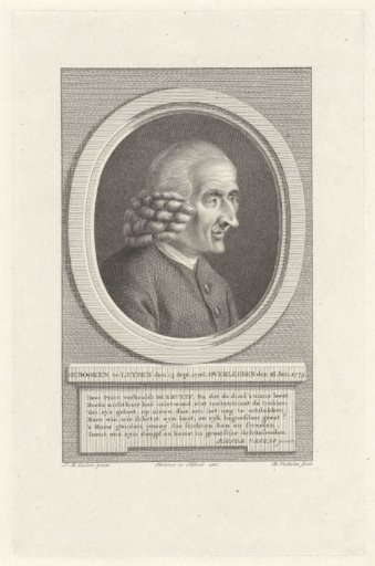 Portrait of the Dutch poet Jan de Kruyff