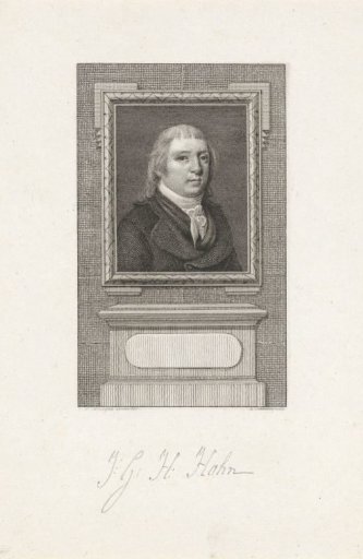 Portrait of Jacob George Jeronimo Hahn