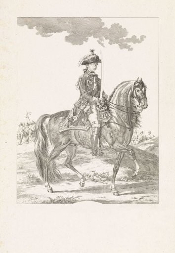 Portrait of William V, Prince of Orange-Nassau on Horseback