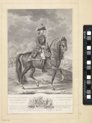 Portrait of William V, Prince of Orange-Nassau on Horseback