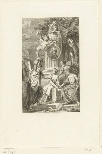 Portrait of Jan Wagenaar with Allegorical Figures