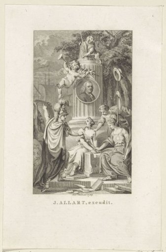 Portrait of Jan Wagenaar with Allegorical Figures