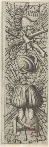 Trophy of arms with Spanish breeches