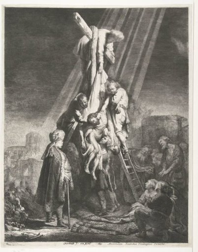 The descent from the cross: second plate