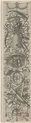 Trophy with agricultural implements