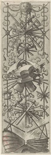 Trophy with blacksmith's tools