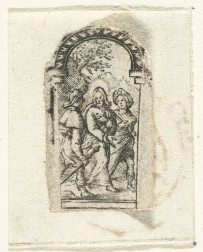 Medallion with the Emmaus Travelers