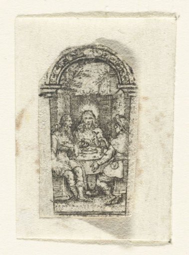 Medallion with the Meal at Emmaus