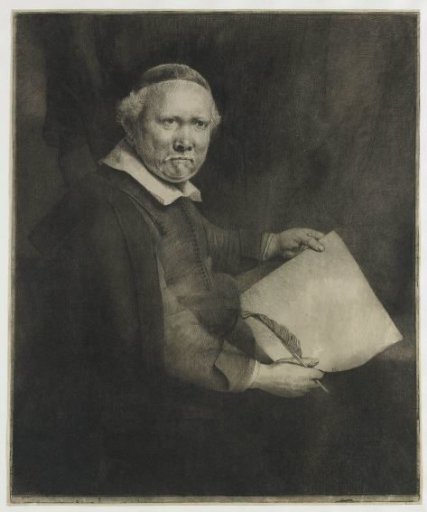 Lieven Willemsz. van Coppenol, writing master: the larger plate