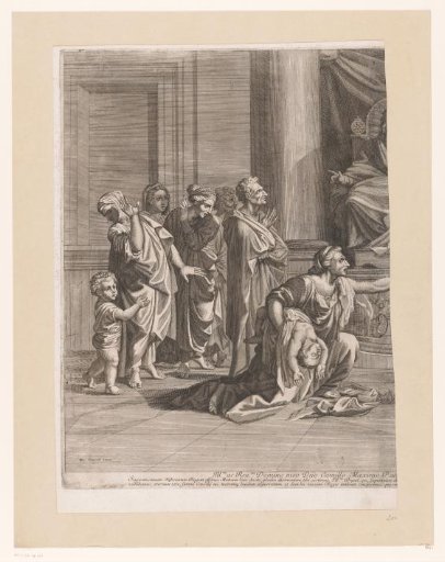 Judgment of Solomon (left part)