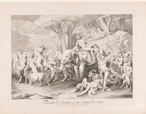 Triumph of Bacchus on his return from India