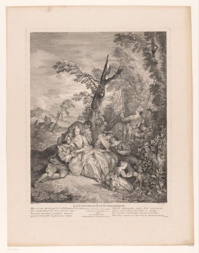 Gallant company at a swing