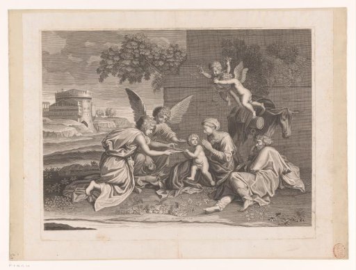 Holy Family with Angels