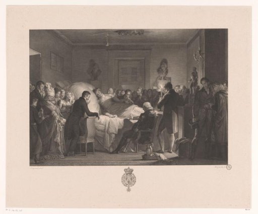 Charles Ferdinand of Berry on his Deathbed