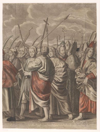 Triumphal Procession of Christ with Figures from the Old and New Testament (seventh part)