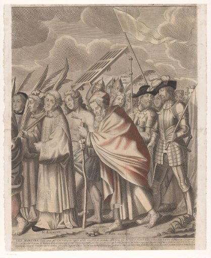 Triumphal Procession of Christ with Figures from the Old and New Testament