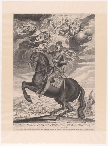 Equestrian portrait of Louis XIII of France at the age of 33